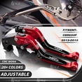 thumbnail image 2 of Para Honda CBR650F CBR 650F 2013-2019 Palanca de embrague Juego de palanca de freno Palancas de mango plegables ajustables Accesorios de motocicleta Piezas Motor Vehículo Freno Ser Negro, 2 of 5
