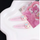 thumbnail image 1 of Sanrio-Pinza de pelo para niña, 2 piezas, Kawaii Mymelody Kuromi Cinnamoroll, horquilla, accesorios para el cabello, regalo, 1 of 5