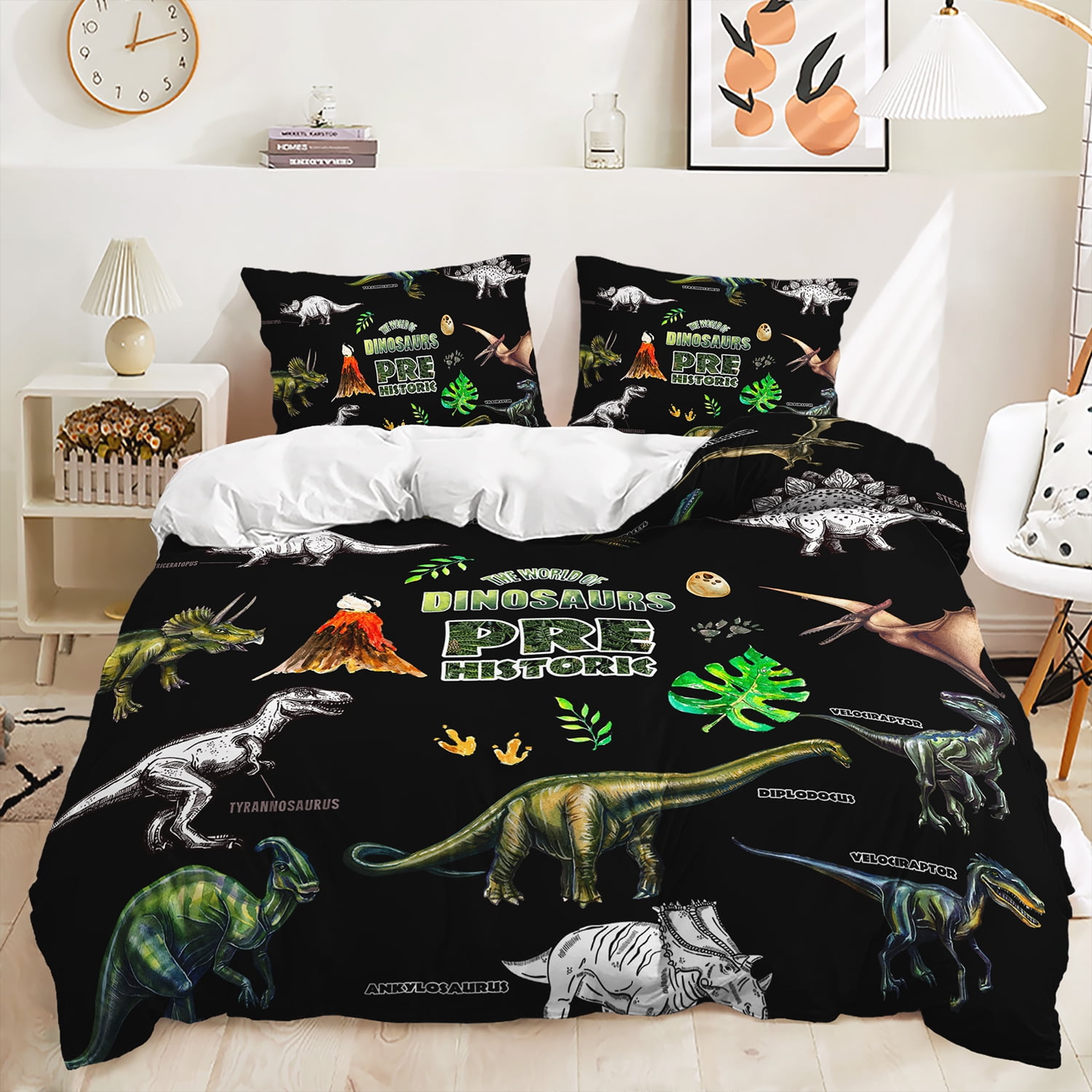 Hosima 3-piece 3D Digital Printed Duvet Cover Full Size Children's And ...