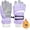 Purple, variant on 1Pairs Kids Winter Snow Ski Gloves for Boys Girls Children Snowboard Waterproof Thermal Fleece Gloves for Cold Weather