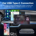 thumbnail image 3 of Soumake Car Bluetooth-compatible Adapter Box Hands-Free Auto Reconnection Universal Compatibility Adapter Box Dongle, 3 of 8