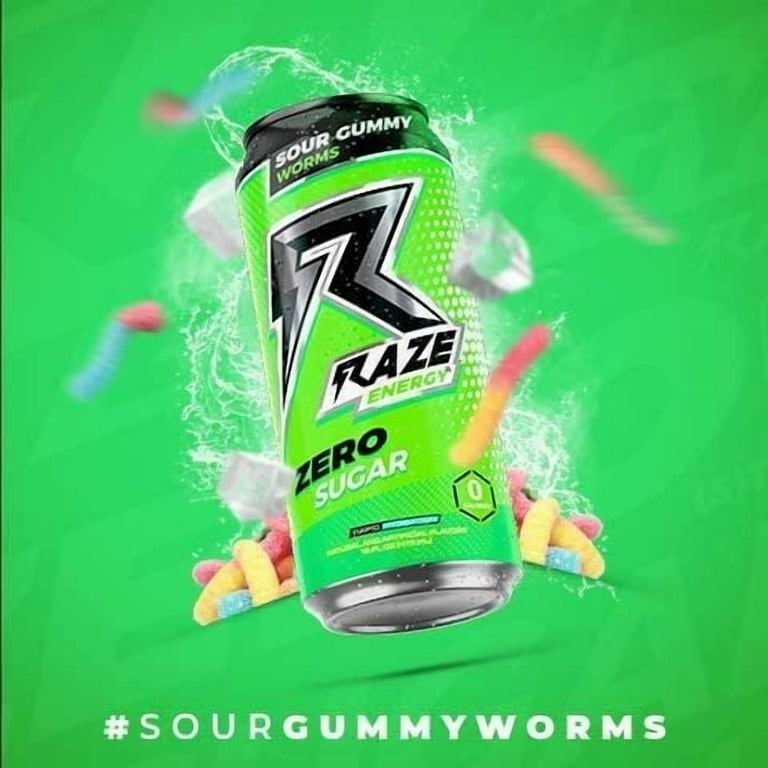 Repp Sports Raze Energy Sour Gummy Worms
