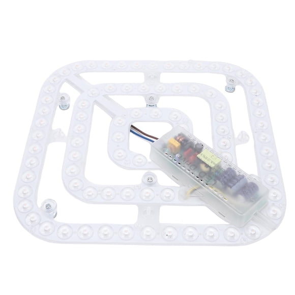 Ventilador 40W Luz LED Motor Retrofit Ventilador De Techo Reemplazo De Luz LED 3 Colores Ahorro De Energía Anti Parpadeo Cuadrado