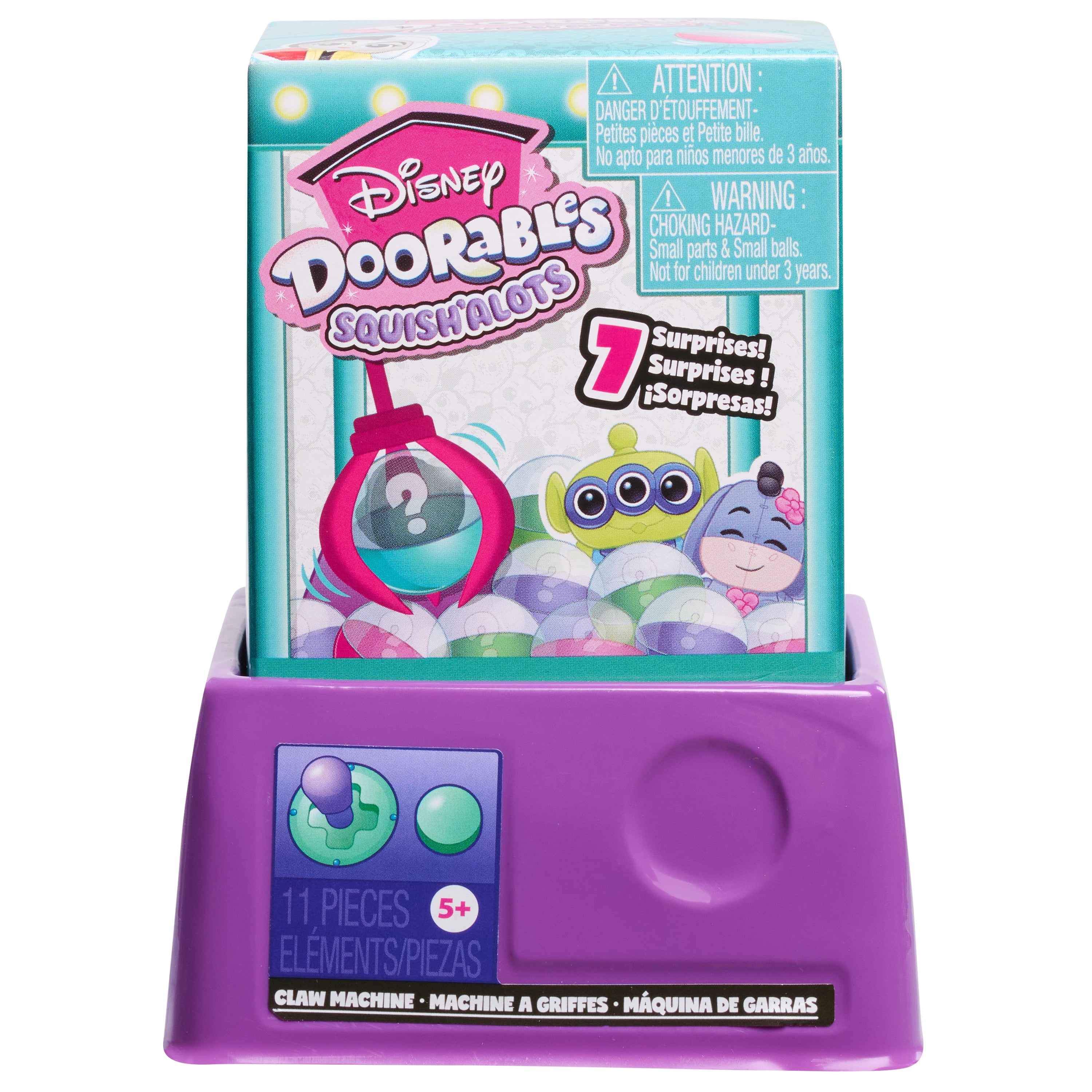 Disney Doorables Whatcha Gotcha Claw Machine, 11 cm Collectible 9 Piece Toy, Boys and Girls Ages 5 up