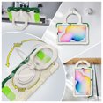 thumbnail image 4 of FJLBDE Case for Samsung Galaxy Tab S6 Lite 10.4 Inch 2024/2022/2020 with 360 Kickstand, Shoulder Strap Carrying Protective Cover, Multicolor Green, 4 of 6