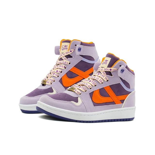 Tenis Bota Panam X Victoria Para Hombre Casuales Morado/Lila lila 22