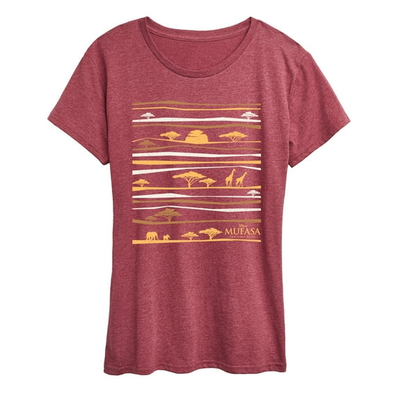 Mufasa - Line Pattern - Women's Short Sleeve Graphic T-Shirt