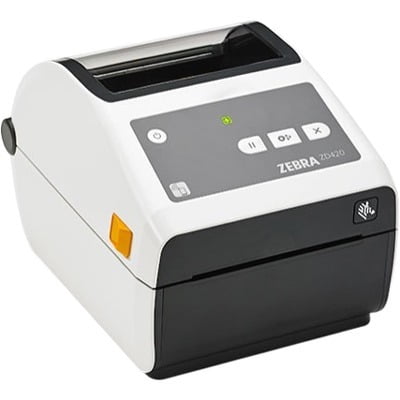 Zebra ZD420t-HC 4" Thermal Transfer Label Printer – 203 dpi, Ethernet & USB, Healthcare-Grade Barcode Printer, P/N; ZD42H42-T01E00EZ