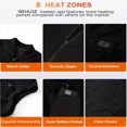 thumbnail image 7 of WEHUSE Heated Vest for Men and Women, Polar Fleece Lightweight Warming Electric Mens Heating Vest Jacket( No Battery Included), 7 of 7