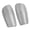 Silver, variant on Professional Carbon Fiber Soccer Shin Guards with EVA Protective Cushioning Lightweight Soccer Pads for Football Match Training Unisex Silver S (1 Pair / 9 inches)