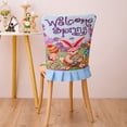 thumbnail image 2 of Giyblacko Easter Chair Cover Easter Dining Chair Covers Spring Watercolor Bunnies Stretch Washable Removable Dining Chair Slipcovers Protector Cover For Living Room Hotel Restaurant Banquet, 2 of 4