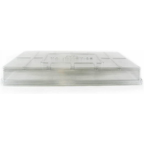 Plant Tray Clear Plastic Humidity Domes: Pack of 50 - Fits 10 Inch x 20 Inch Garden Germination Trays - Greenhouse Grow Covers