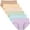 Bright Basics, variant on Women's Cotton Underwear Hipster Panties 6 Pack Breathable Stretch Fit(L,Classic)
