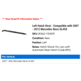 thumbnail image 2 of Left Hatch Strut - Compatible with 2007 - 2012 Mercedes-Benz GL450 2008 2009 2010 2011, 2 of 2