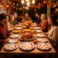 thumbnail image 5 of Gqtwoy 20Pcs Thanksgiving Paper Plates, Disposable Tableware, Festive Pumpkin and Maple Leaves Patterns, Perfect for Fall Harvest Party Celebrations, Eco-Friendly and Convenient for Gatherings, 5 of 6