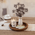 thumbnail image 7 of ACDANC 2026 New Durable Solid Wood Round Serving Tray,Elegant Natural Wooden Platter for Breakfast,Snacks,Tea,Or Home Decor,Perfect for Dining Table,Round Wooden Trays for Decor Parties and Gifting,L, 7 of 7