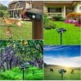 Ultrasonic Activated Outdoor Cat Repellent, Solar Powered Animal and Pest Deterrent Device