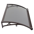 thumbnail image 6 of 40" DIY Window Door Awning Outdoor Sun Shield House Canopy Patio UV Rain Cover for Porches, Windows, 6 of 17