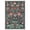 Blue Green, variant on Garvee 5'x7' Modern Retro Floral Area Rug Washable Printed Carpet, Non Slip Low Pile Indoor Rug for Living Room Bedroom Dining Room, Purple Black