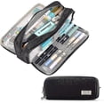 thumbnail image 1 of Trousse à Crayons Grande Capacité 3 Compartiments pour École Adolescent Fille Garçon Homme Femme-Df, 1 of 5