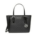 thumbnail image 2 of Michael Kors TP Carry All Jet Set Sac Fourre-Tout de Voyage pour Femmes (Noir Sig/or), 2 of 5