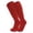 Red, variant on Boys Solid Color Football Socks Long Tube Knee High Socks Athletic Sport Socks for Soccer Training and Daily Wear