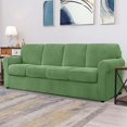 thumbnail image 2 of Stretch Check Spandex Jacquard Sofa Cover (XL, Light Green), 2 of 6