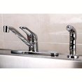 thumbnail image 2 of Kingston Brass Wyndham Single Handle Kitchen Faucet With Chrome Sprayer, 2 of 3