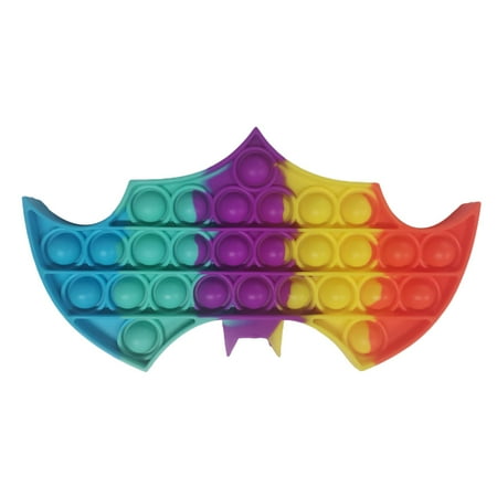 COUTEXYI Pop Bubble Sensory Fidget Toys Stress Anxiety Relief Toy, Rainbow