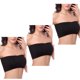 thumbnail image 1 of 3 paquetes de sujetador sin costuras con parte superior de tubo sin costuras para mujer, bralette acolchado sin tirantes, negro-S WD.WDQZL Ropa, 1 of 4