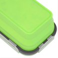 thumbnail image 3 of Lot de 4 boîtes de conservation alimentaire en silicone, portables, pliables, pour la cuisine, pour hommes et femmes, vertes, 3 of 4