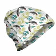 thumbnail image 1 of Parrot Unisex Beanie, Exotic Jungle Birds Branch, Hiking Outdoors, Multicolor, by Ambesonne, 1 of 1