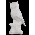 thumbnail image 2 of 66700 Porcelain Owl On A Tree Stump Large Gloss White - White, 2 of 2