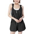 thumbnail image 3 of Avtoify Girl's Children's Summer Casual Fashion Strap Shorts Jumpsuit Strap Pants, 3 of 7