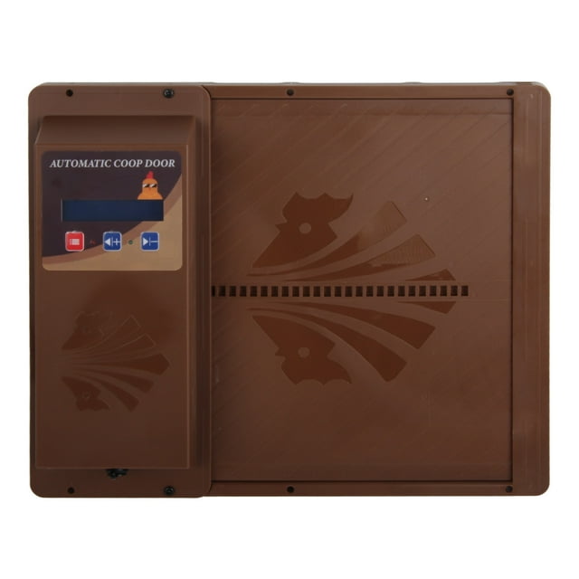 Puerta Programable Para Gallinero, Alimentada Por Energía Solar, Automática