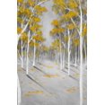 thumbnail image 3 of Forêt de Bouleaux Jaunes - Toile 24"x36 Pouces - Impression sur Demande, 3 of 5