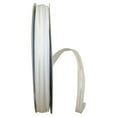 thumbnail image 1 of Reliant Ribbon - 5102W-030-02C, Soft Satin Ez Wired Edge Ribbon, White, 1/2 Inch, 100 Yards, 1 of 1