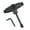 Black, variant on Skateboard T Tool for Deck and Bearing Work Essential Skate Tool for Skaters and DIYers Repair Practical Functions