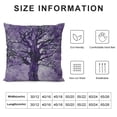 thumbnail image 5 of Orinice Leaves Graphic Decorative Cushion Throw Pillow Cover for Home Couch Living Room Bed Sofa Car Bedroom 24x24in, 5 of 5