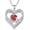 7-Jul-Ruby, variant on JKR I Love You to the Moon and Back Necklaces for Women 925 Sterling Silver Double Heart Necklace with 12 Birthstone Jewelry Birthday Anniversary Mothers Day Gifts for Women