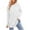 White, variant on APEXFWDT Women’s Oversized Long Sleeve Crewneck Tunic Top with Thumb Holes Raglan Sleeve Solid Color Basic Shirt,XXL,White