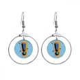 thumbnail image 1 of Los pendientes cuelgan del aro de la joyería del círculo de la gota Unbranded M, 1 of 3
