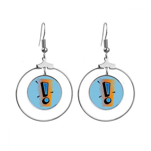 Los pendientes cuelgan del aro de la joyería del círculo de la gota Unbranded M