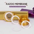 thumbnail image 2 of 10 Pcs Kazoo Diaphragms Flute Diaphragms Kazoo Membrane Plastic Musical Instruments Accessories, 2 of 8