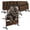 Walnut 55.1inch, variant on Folding Conference Table with Wheels 2 Pack 63 Inch Flip Top Mobile Training Tables Heavy Duty Spliceable Modular Meeting Room Desk for Office