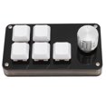 thumbnail image 3 of Mini 5 Key Keypad with Knob Custom Programming Hot Swappable Blue Switch One Handed Macro Mechanical Keyboard for Gaming, 3 of 5