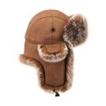 thumbnail image 2 of Gorro de invierno Strade Fareast Limited Gorro cálido informal multifunción para correr esquiar acampar al aire libre Marrón claro, 2 of 8