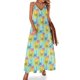 thumbnail image 1 of Vestido sin mangas Retro Palms Vestido de verano para mujer 2024 Vestidos para ocasiones oficiales Vestido de noche para mujer, 1 of 7