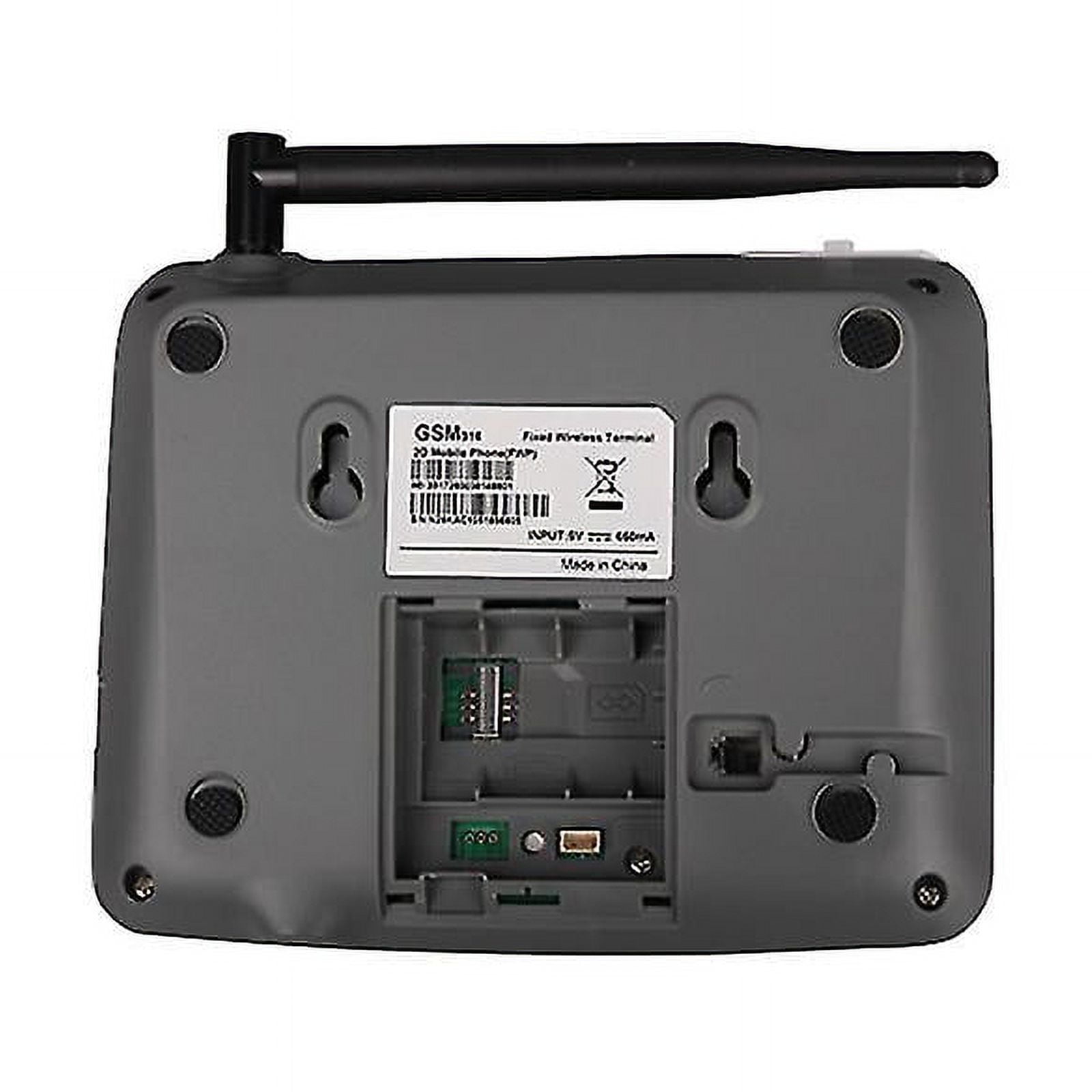 High Quality Fixed Wireless Phone 4g Desk Phone Support Gsm 850/900/1800/1900mhz Sim Card Cordless Telephone With Antenna Radio Clock