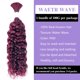 thumbnail image 4 of Cabello trenzado Liqusee Water Wave Curly #99J, 100 g, 20 pulgadas, 4 of 6